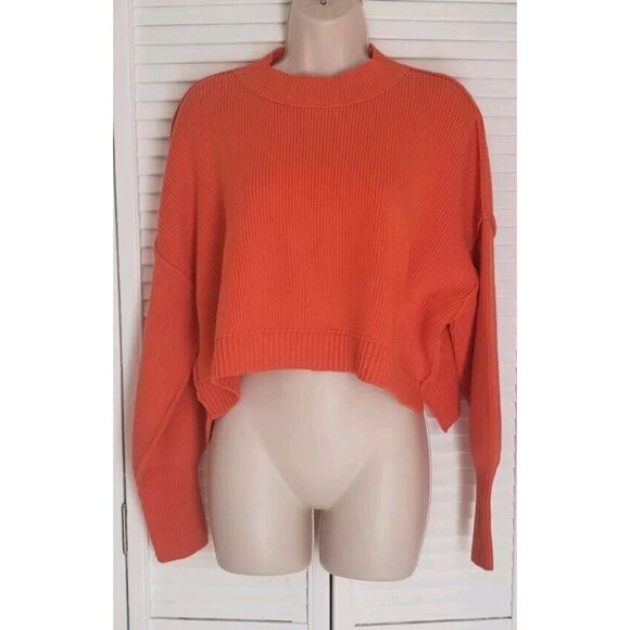 Free People Orange Sweater - Picture 3 of 9
